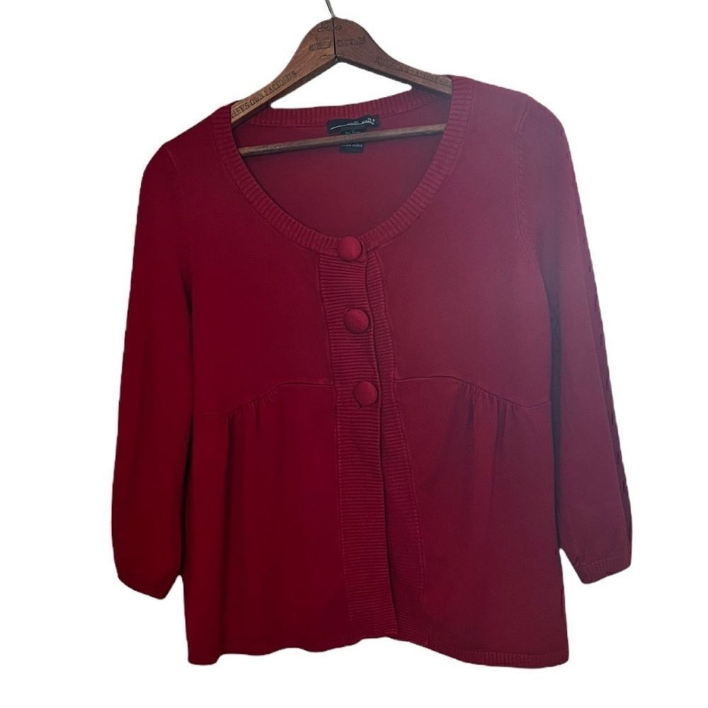 Willi Smith Large Button Cardigan Sweater - Picture 2 of 7